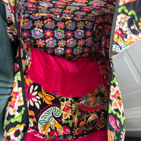 Vera Bradley Disney Parks Midnight With Mickey Campus Backpack Retired RARE - Picture 7 of 16